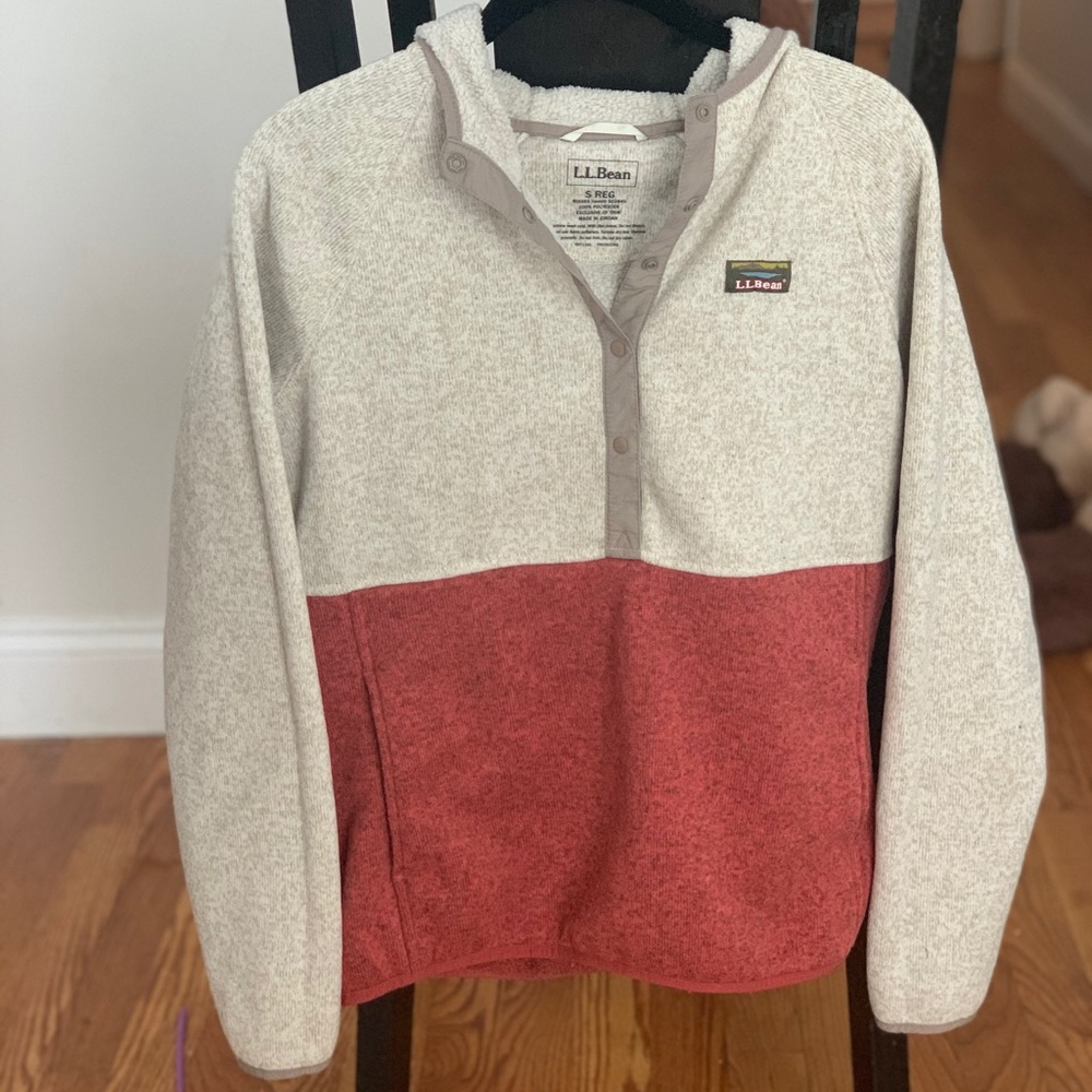 Ll Bean Hooded Pull Over